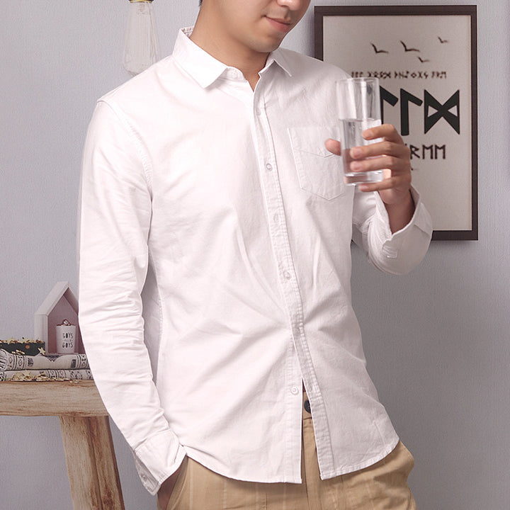 Casual Loose Cotton Square Neck Long Sleeve Shirt