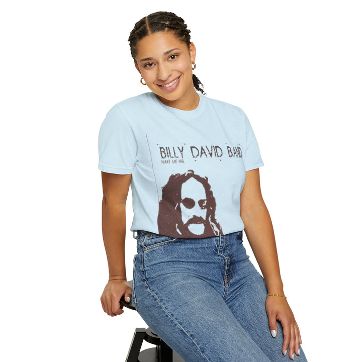 Band Graphic T-Shirt - 'Billy David Band' Vintage Portrait Tee