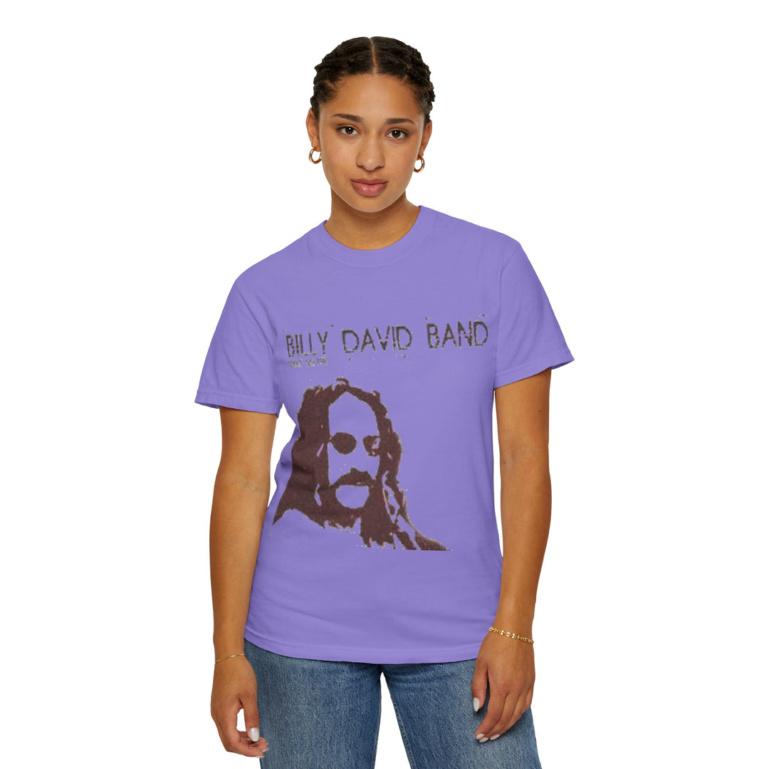 Band Graphic T-Shirt - 'Billy David Band' Vintage Portrait Tee