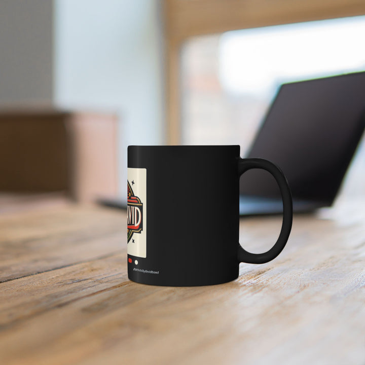 Billy David Band Ceramic Mug — Retro Guitar Logo Coffee Cup (11oz, 15oz)