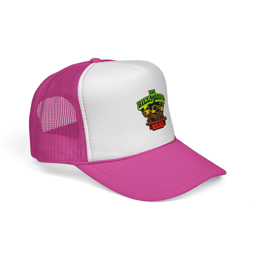 Trucker Cap — The Billy David Band Rasta Skull Logo Hat