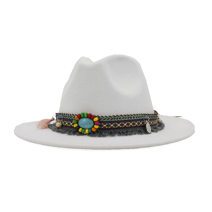 Retro flat brim hat