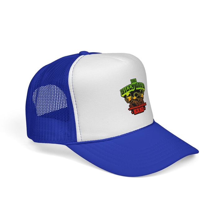 Trucker Cap — The Billy David Band Rasta Skull Logo Hat