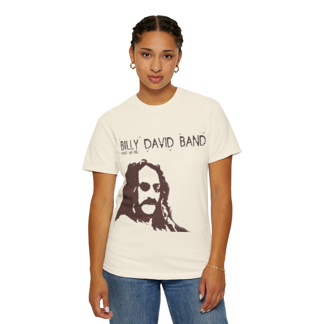 Band Graphic T-Shirt - 'Billy David Band' Vintage Portrait Tee