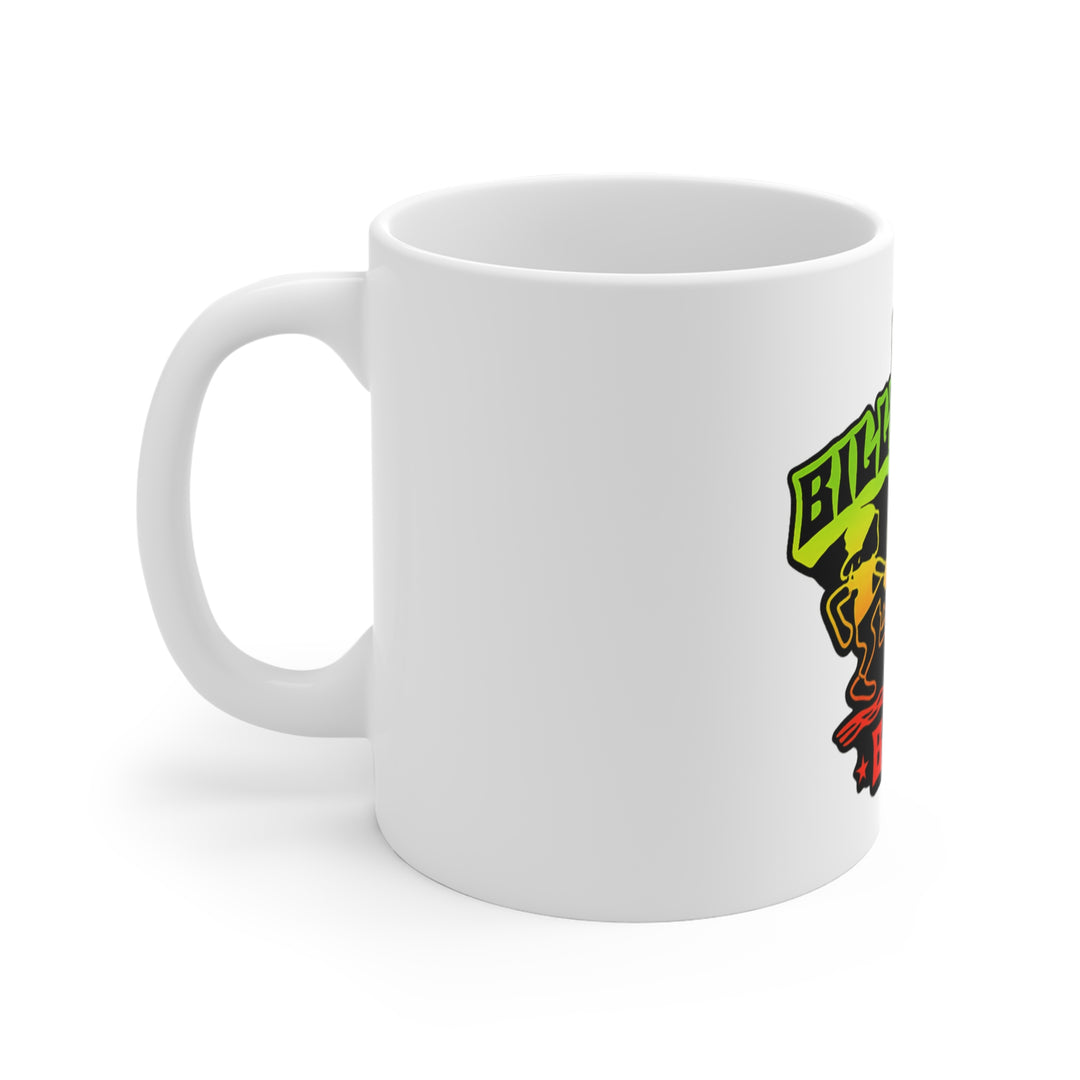 The Billy David Band Mug — Retro Reggae Logo 11oz Coffee Cup