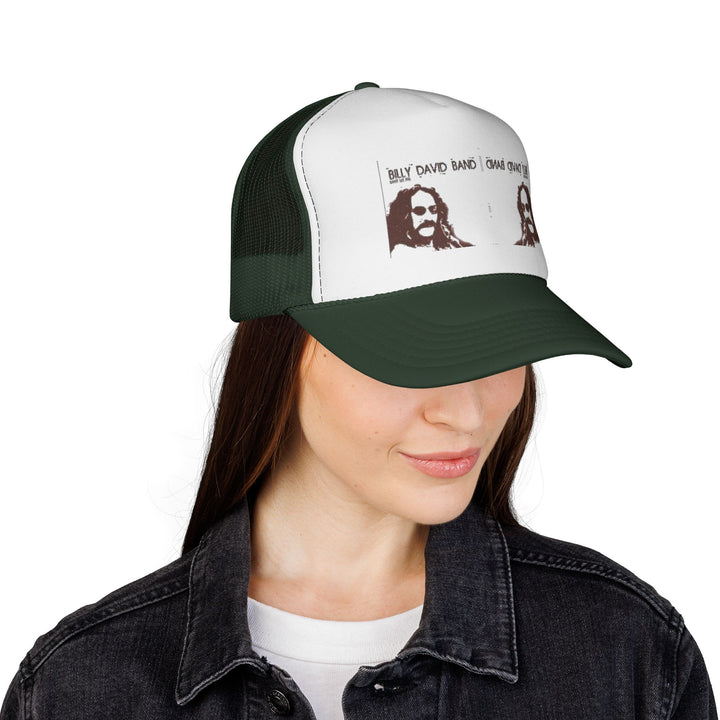 Billy David Band Trucker Cap – Retro Rock Mesh Hat
