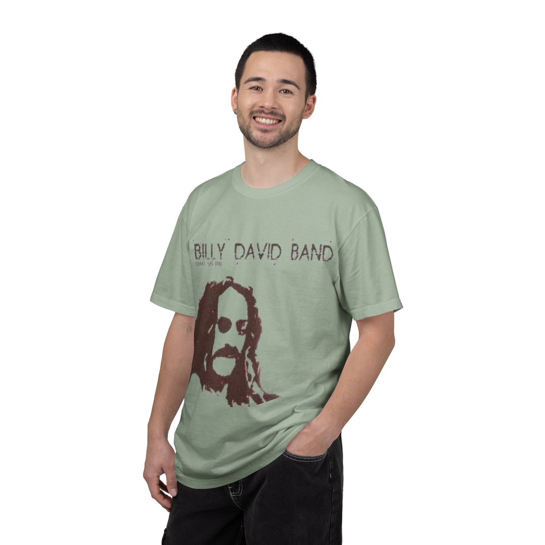 Band Graphic T-Shirt - 'Billy David Band' Vintage Portrait Tee