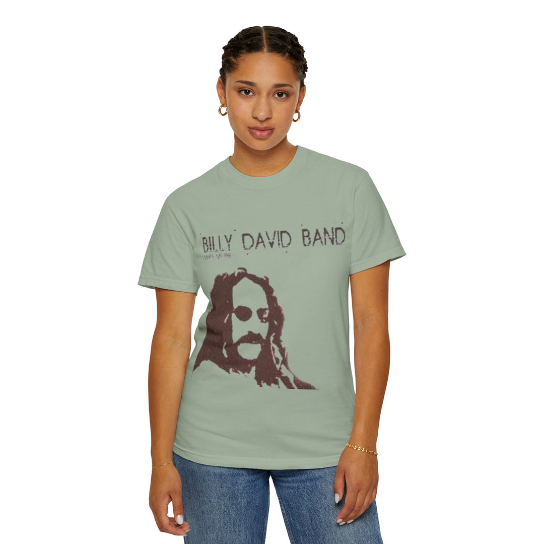 Band Graphic T-Shirt - 'Billy David Band' Vintage Portrait Tee