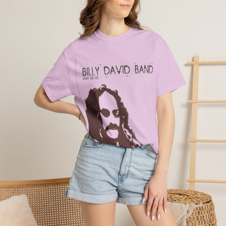 Band Graphic T-Shirt - 'Billy David Band' Vintage Portrait Tee