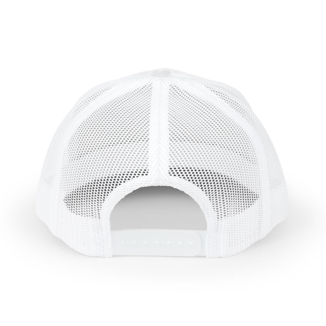 Trucker Cap — Blue Oxford Band Vintage Logo Snapback