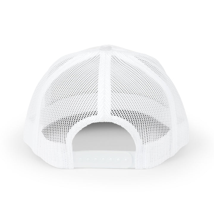 Trucker Cap — Blue Oxford Band Vintage Logo Snapback