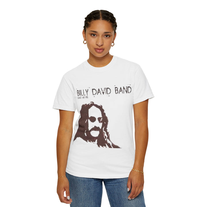 Band Graphic T-Shirt - 'Billy David Band' Vintage Portrait Tee