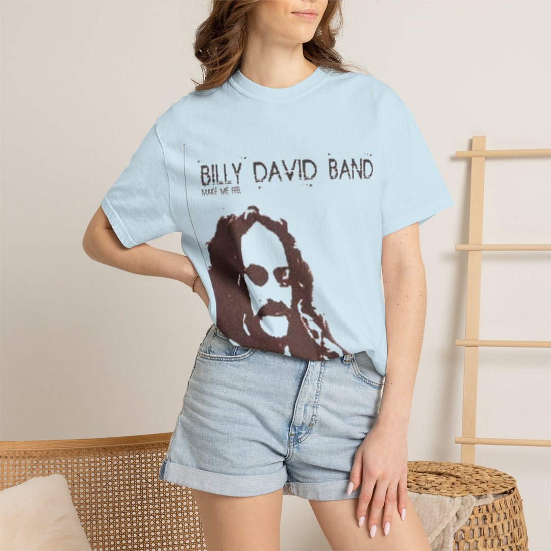 Band Graphic T-Shirt - 'Billy David Band' Vintage Portrait Tee