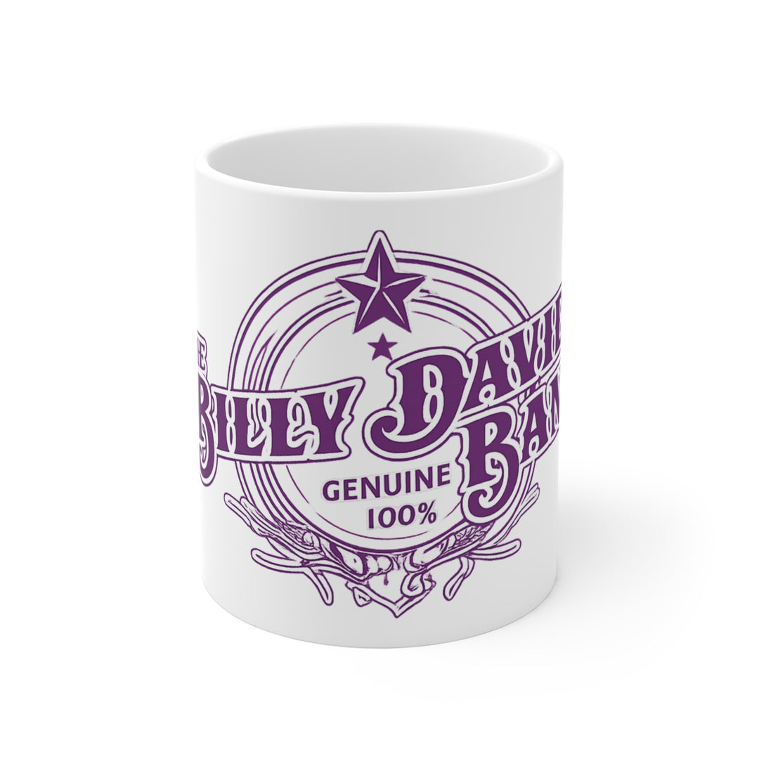 Billy Davis Band Vintage Logo Mug – 11 oz Ceramic Musician Coffee Cup