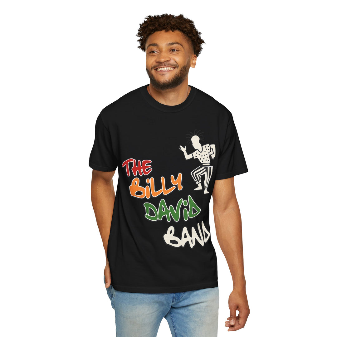The Billy David Band T-Shirt — Retro Graffiti Music Tee