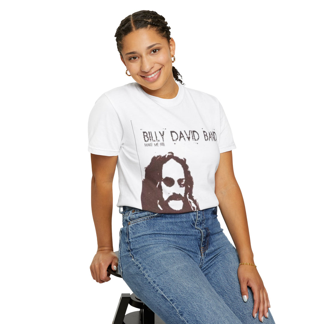 Band Graphic T-Shirt - 'Billy David Band' Vintage Portrait Tee