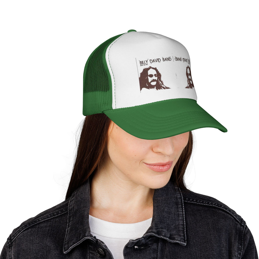 Billy David Band Trucker Cap – Retro Rock Mesh Hat