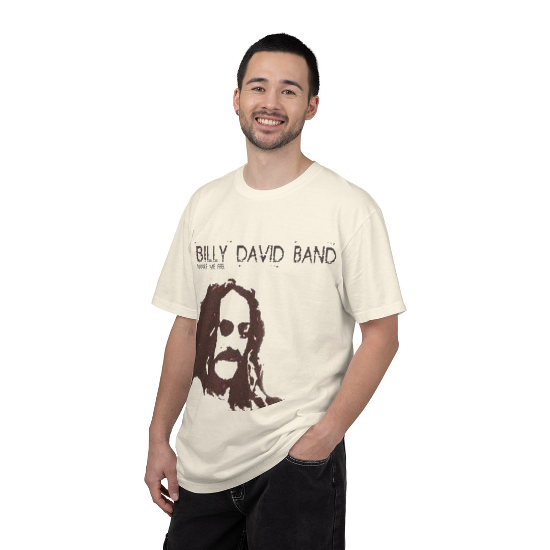 Band Graphic T-Shirt - 'Billy David Band' Vintage Portrait Tee