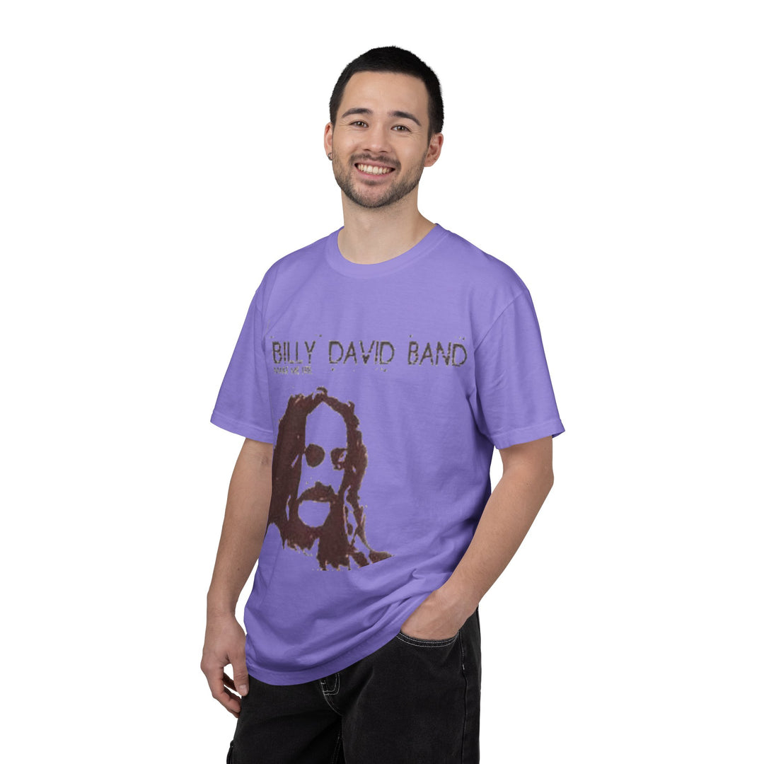 Band Graphic T-Shirt - 'Billy David Band' Vintage Portrait Tee