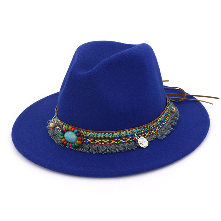 Retro flat brim hat