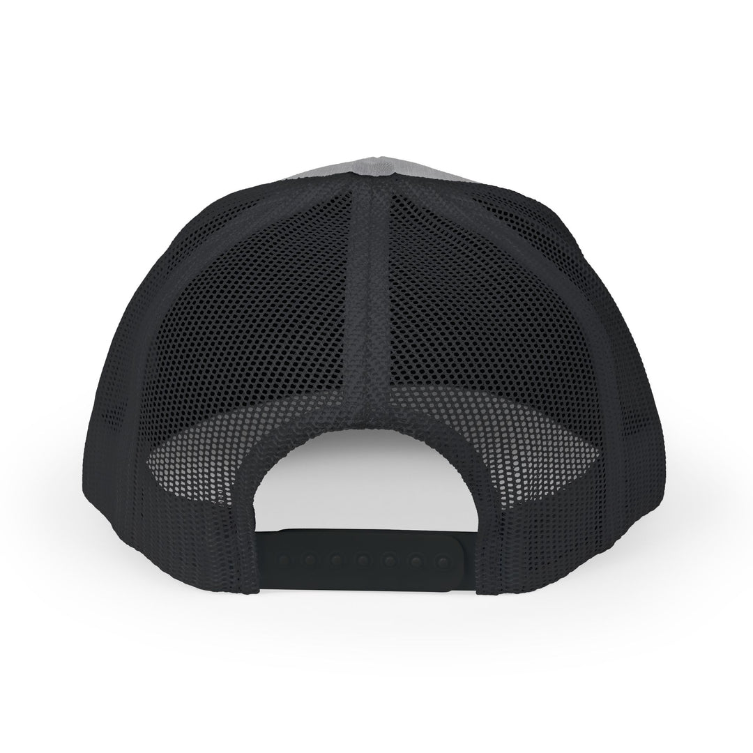 Trucker Cap — Blue Oxford Band Vintage Logo Snapback