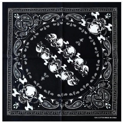 Sports hip hop hair bandana