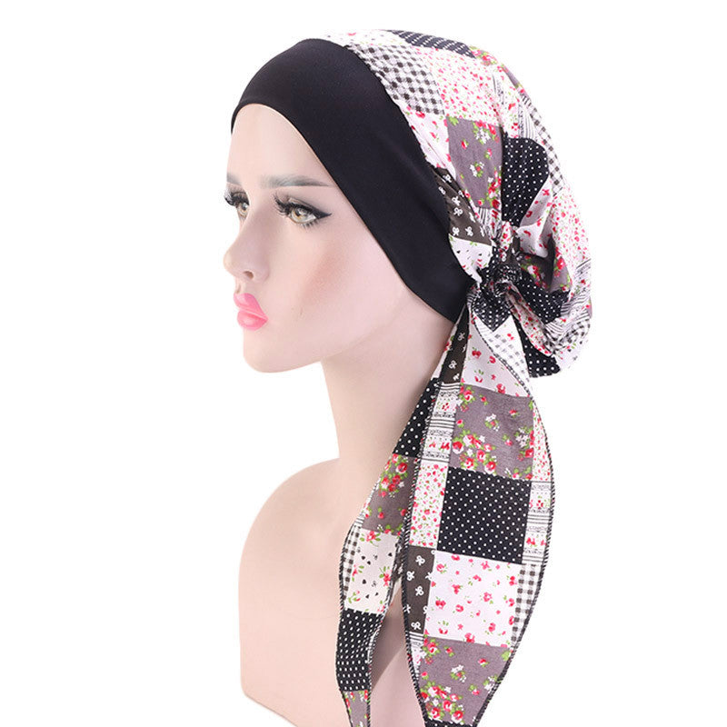 Elastic bandana hat