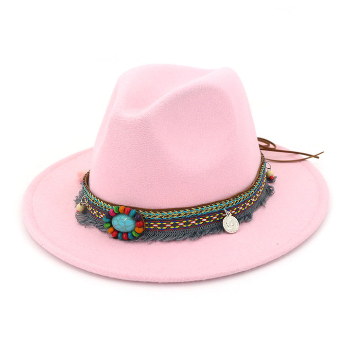 Retro flat brim hat