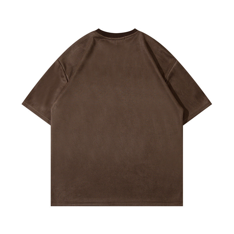 Men's Vintage Letter Embroidered T-shirt