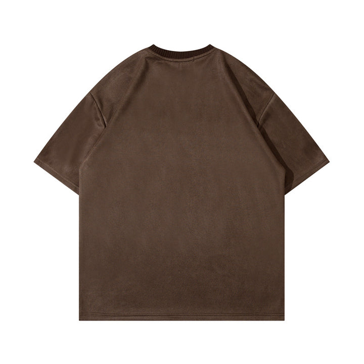 Men's Vintage Letter Embroidered T-shirt