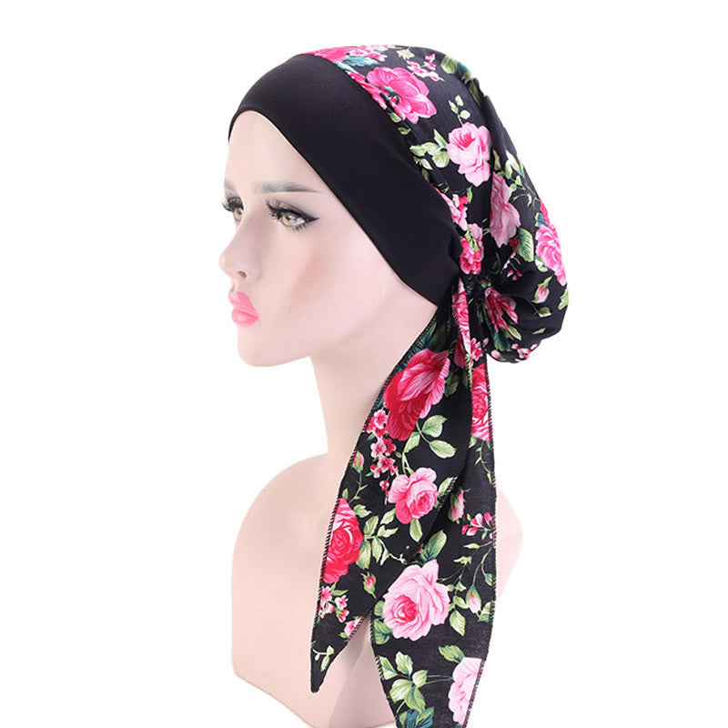 Elastic bandana hat