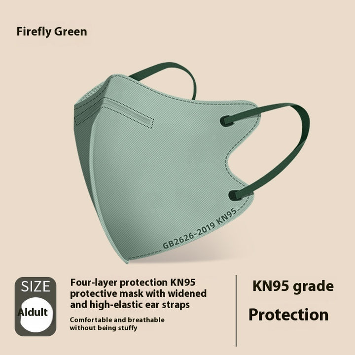 Three-dimensional Kn95 Disposable Four-layer Color Mask