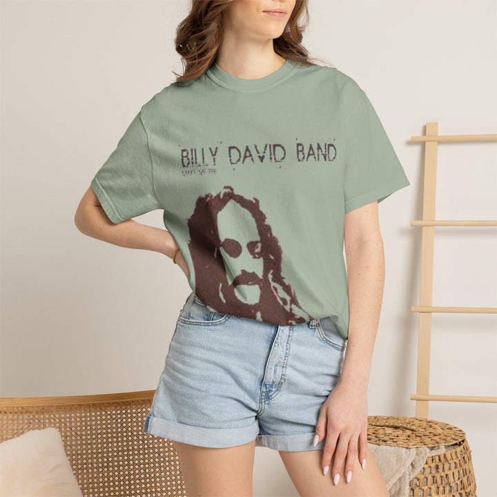 Band Graphic T-Shirt - 'Billy David Band' Vintage Portrait Tee