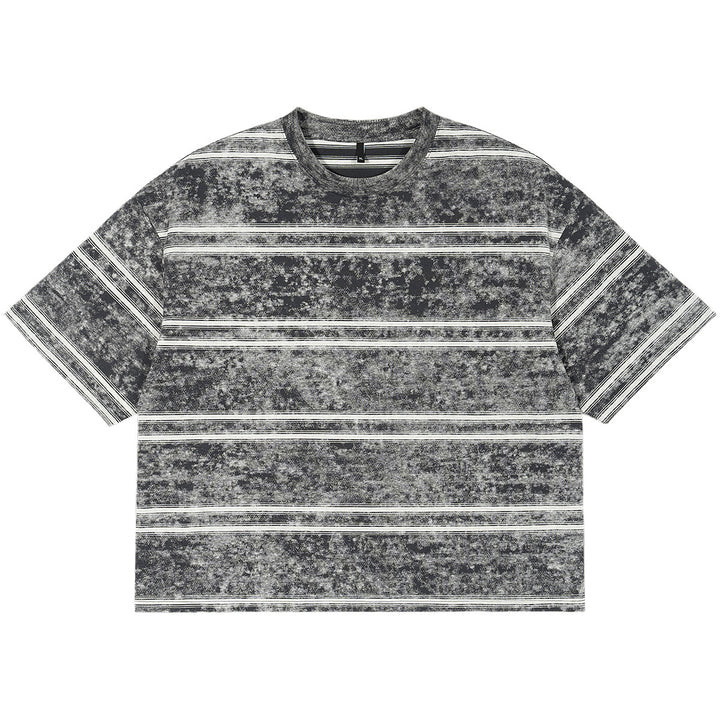 New Retro Style Striped T-shirt Loose