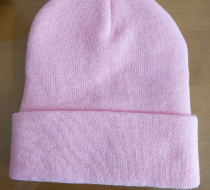 Lightning embroidery beanie