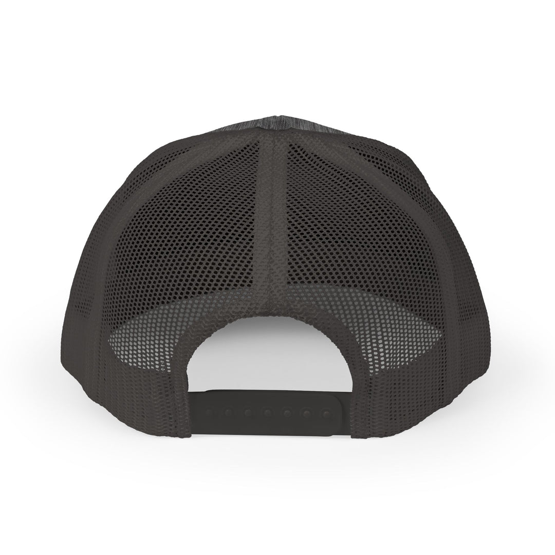 Trucker Cap — Blue Oxford Band Vintage Logo Snapback