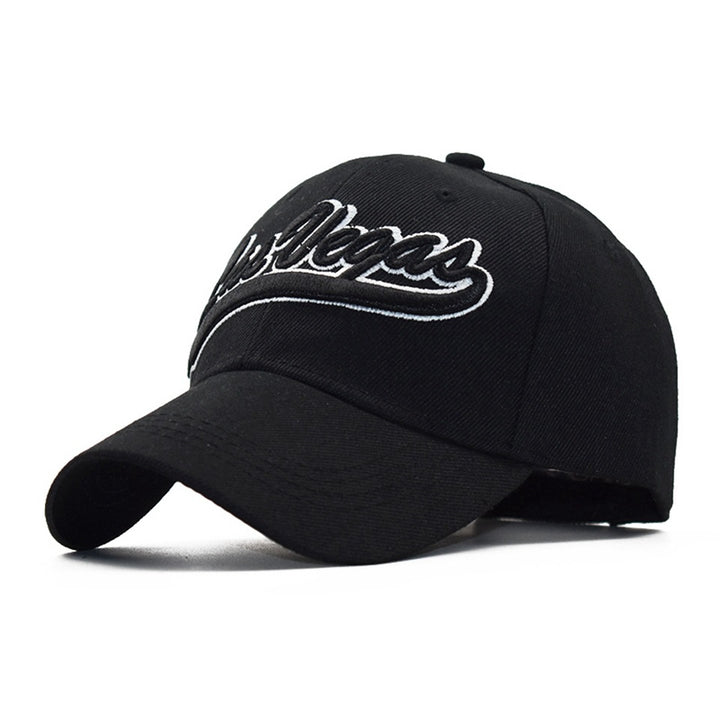 Letter embroidered baseball cap