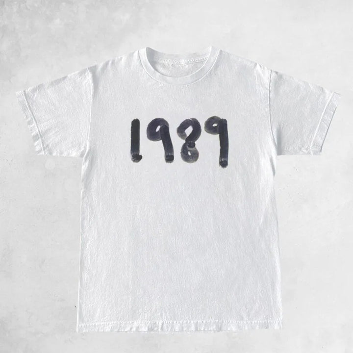Summer Women Letter Print Vintage T-Shirt