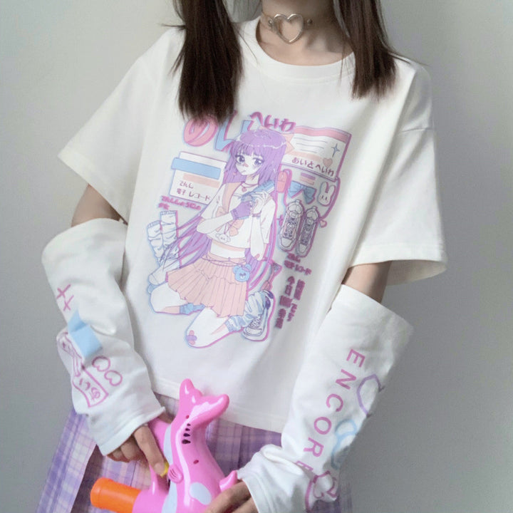 Ladies T Shirt Streetwear Top Style Gothic