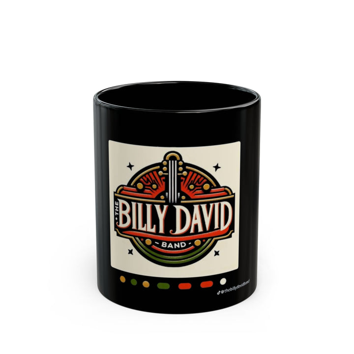 Billy David Band Ceramic Mug — Retro Guitar Logo Coffee Cup (11oz, 15oz)