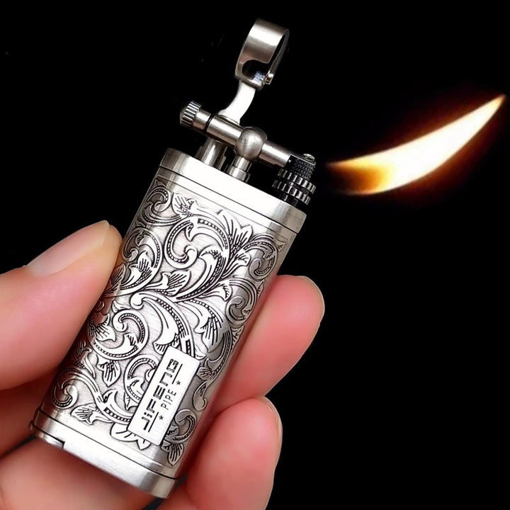 Cigar Lighter Embossed Vintage Cigarette Holder Smoke