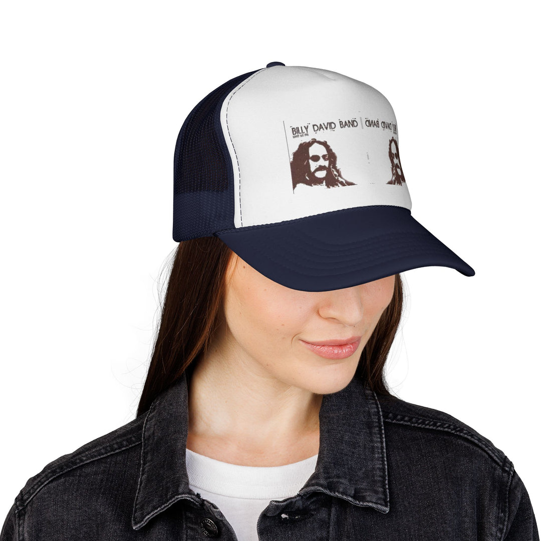 Billy David Band Trucker Cap – Retro Rock Mesh Hat