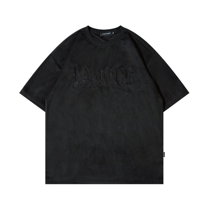 Men's Vintage Letter Embroidered T-shirt