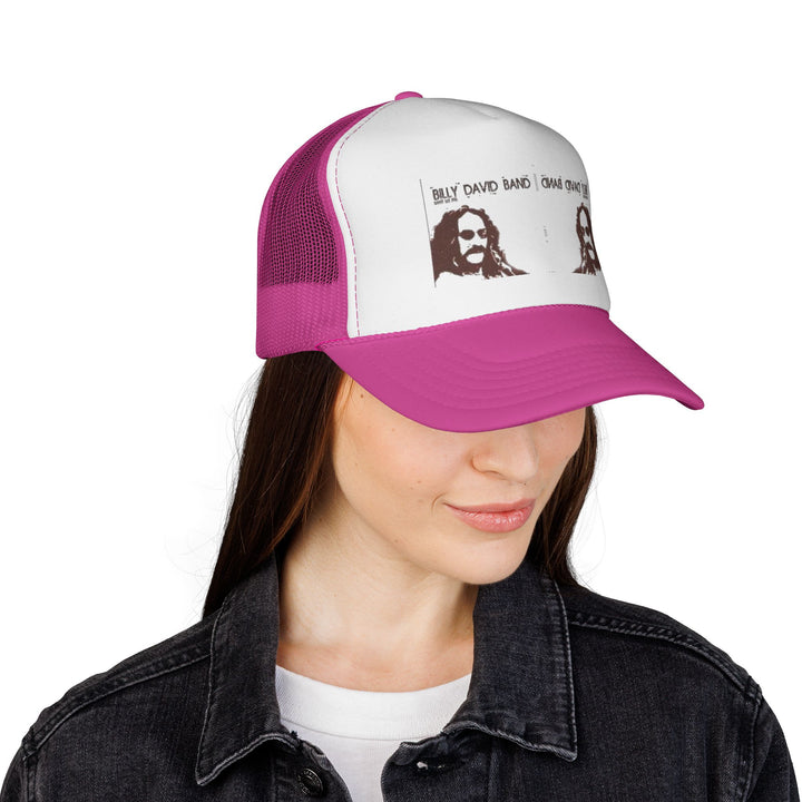 Billy David Band Trucker Cap – Retro Rock Mesh Hat