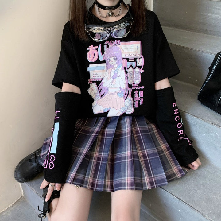 Ladies T Shirt Streetwear Top Style Gothic