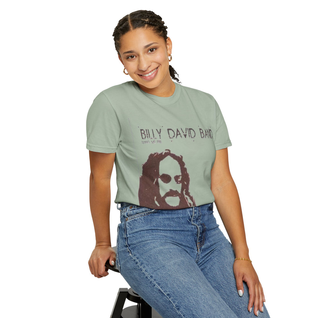 Band Graphic T-Shirt - 'Billy David Band' Vintage Portrait Tee