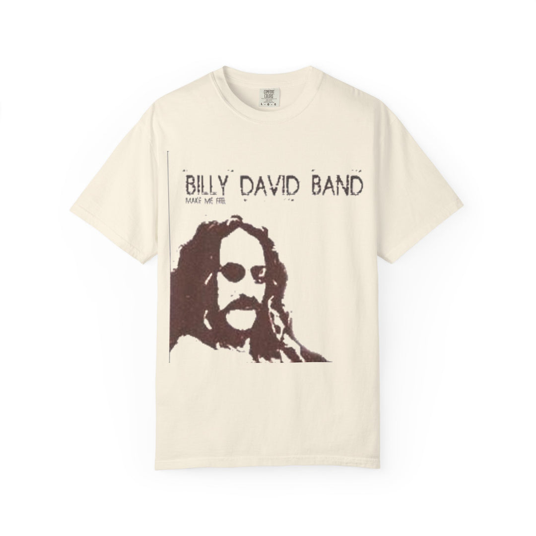 Band Graphic T-Shirt - 'Billy David Band' Vintage Portrait Tee