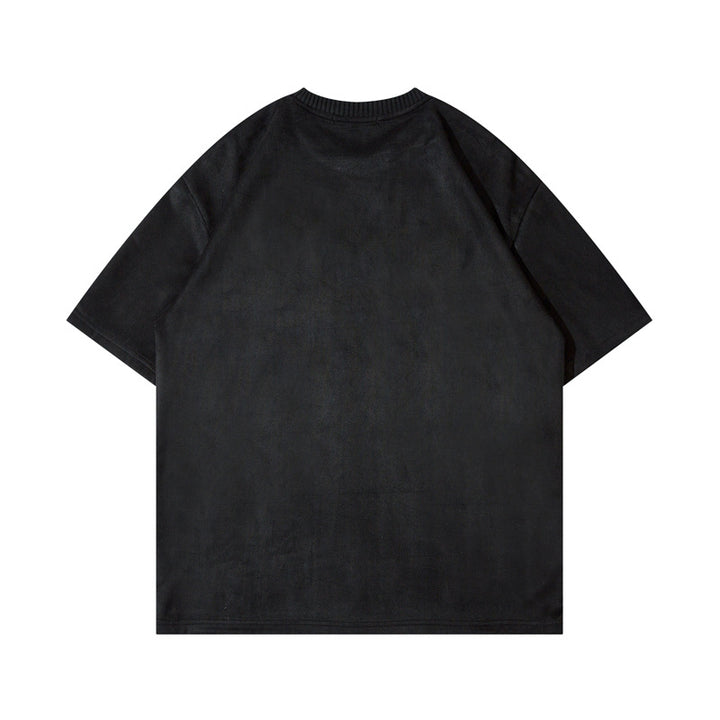 Men's Vintage Letter Embroidered T-shirt