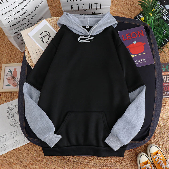 Ladies Sweatshirt Hoodie Loose Streetwear Casual Jacket