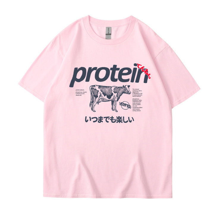 Fashion Loose T-shirt Versatile Trendy Style